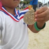 保育園の運動会のメダル