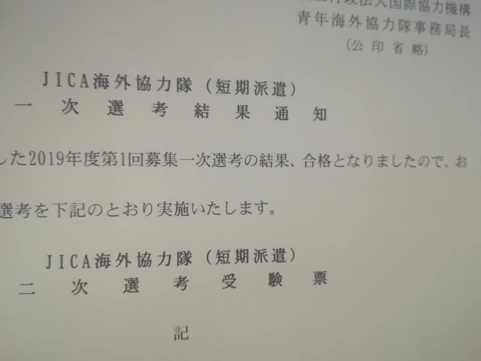 青年海外協力隊 短期ボランティア の二次選考の面接 日本語教育 星空迷路