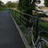 道と自転車