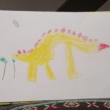 子どもが描いた恐竜